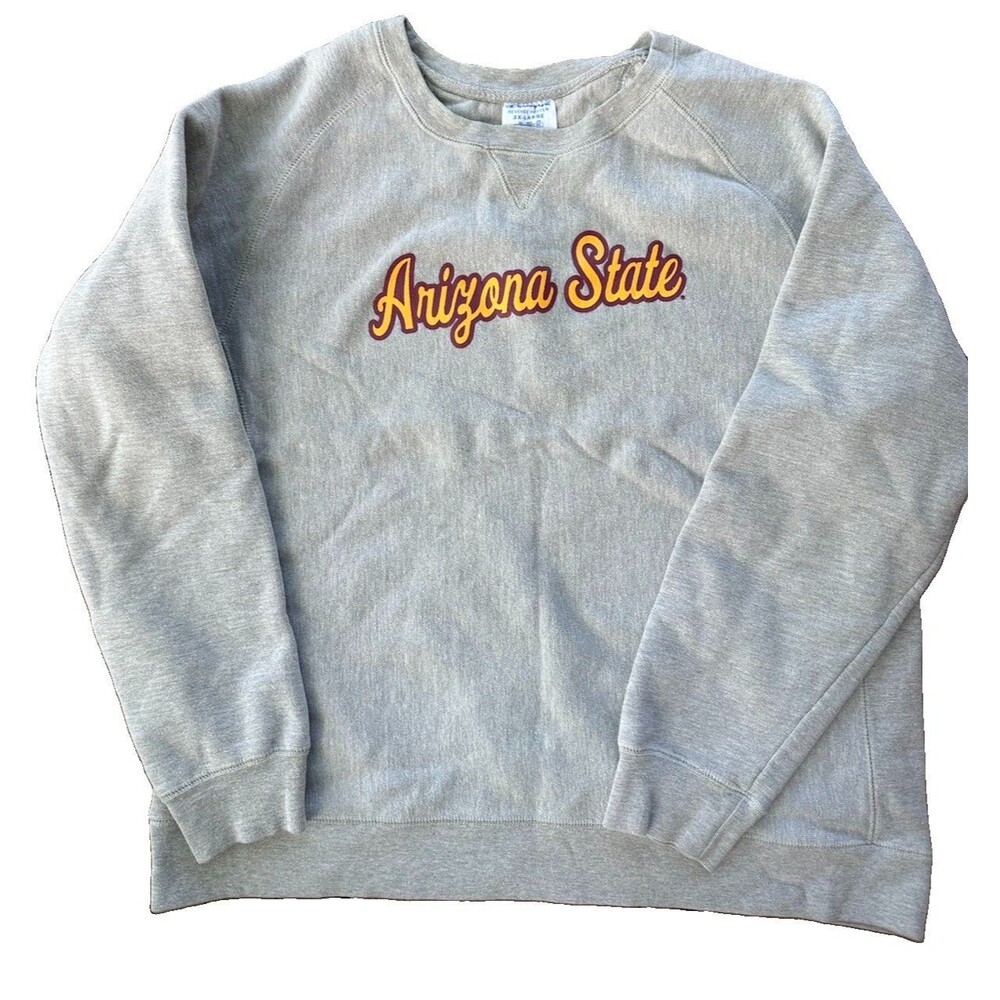 Vintage 90s Champion Reverse Weave Arizona State ASU Sweatshirt 2XL Gray